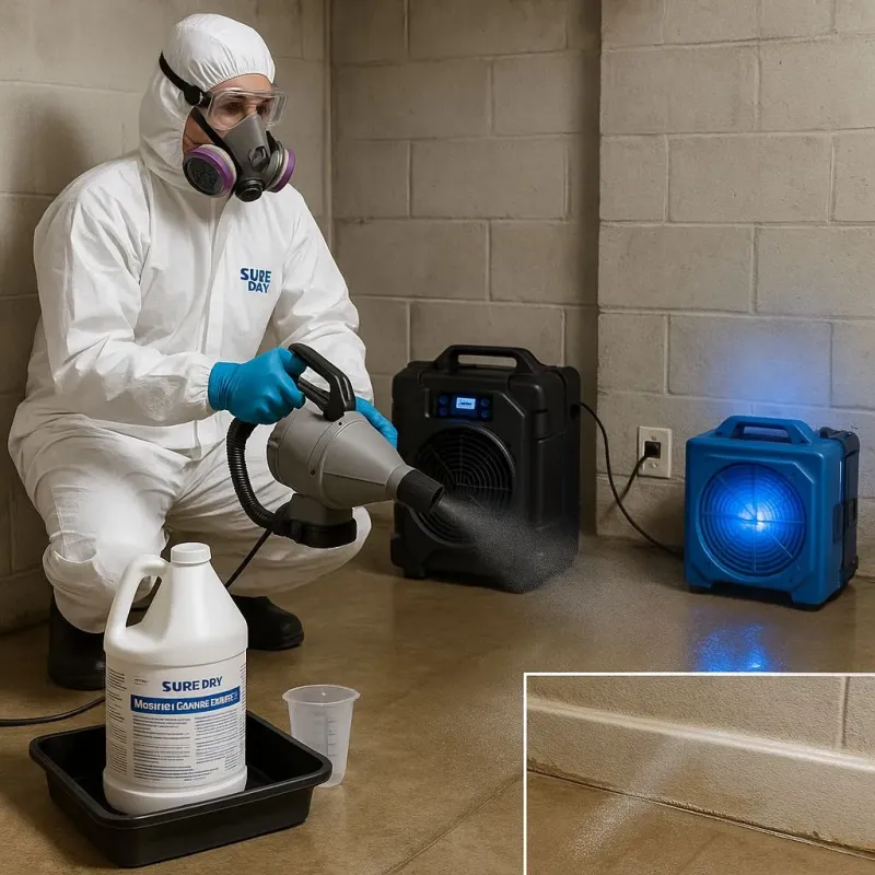 Sanitization and Odor Removal process in Westphalia, MD